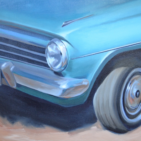 1964 EH Holden on Manly Beach (Detail)