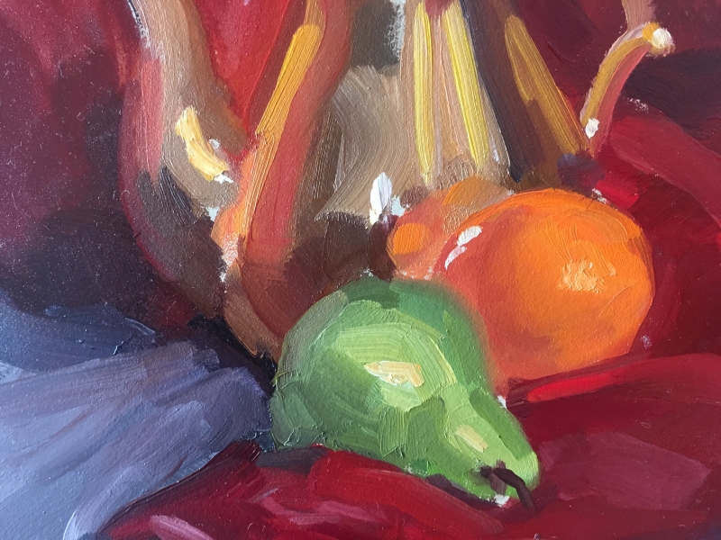 STILL LIFE WITH ORANGES (Detail)