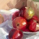 STILL LIFE WITH APPLES (Detail) } SOLD