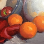 STILL LIFE WITH ORANGES (Detail)