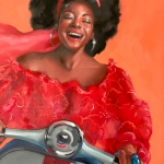 VANNA feat. 1975 Vespa (Detail) SOLD